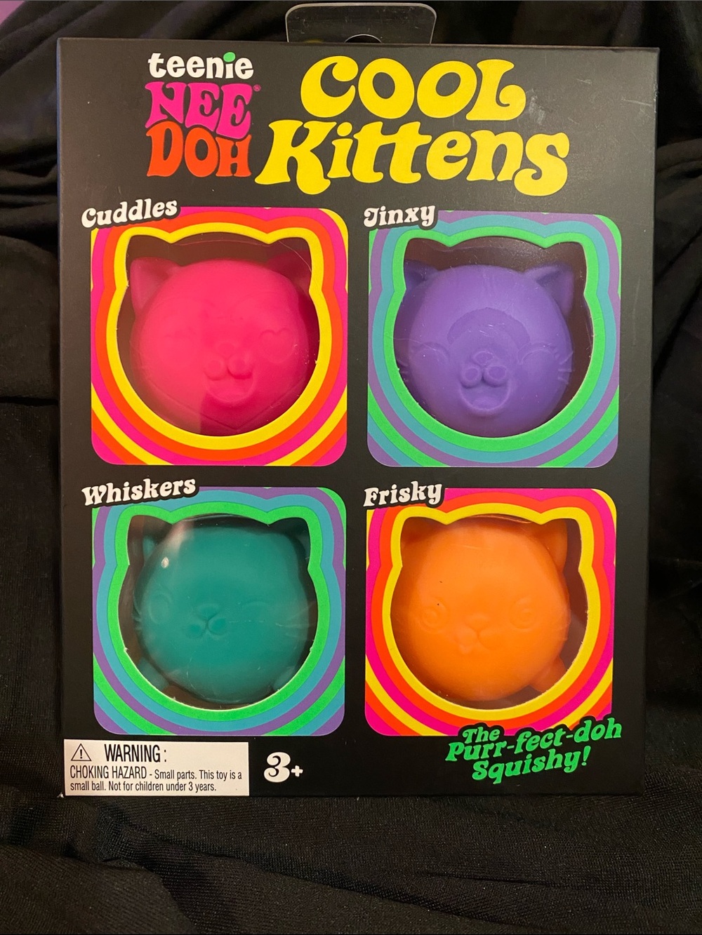 NeeDoh Teenie Cool Kittens Multipack Squishy Squeeze Toy VIRAL New